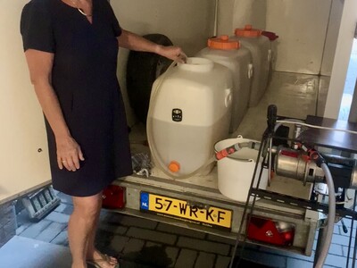 van koelwagen naar kelder